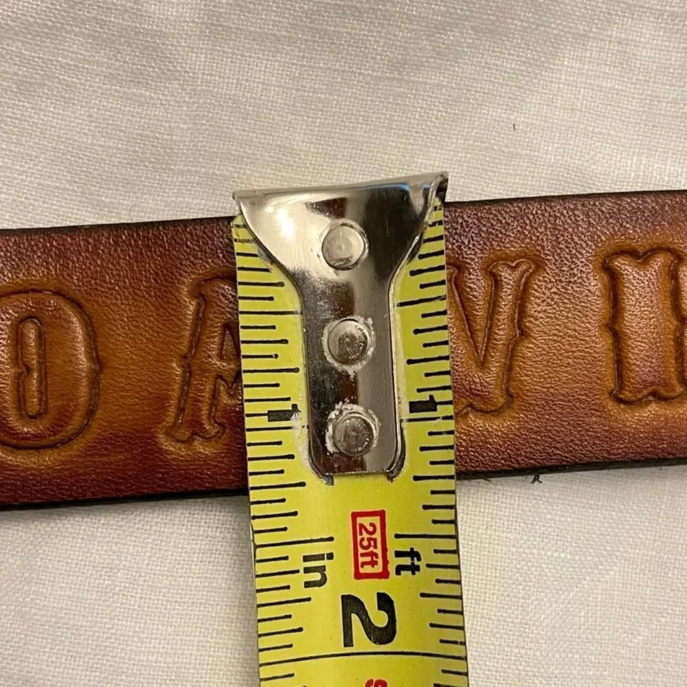 Tooled Leather David Cuffed Bracelet